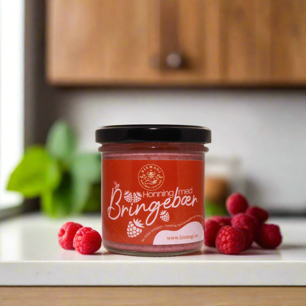 Bringebær honning 200gr