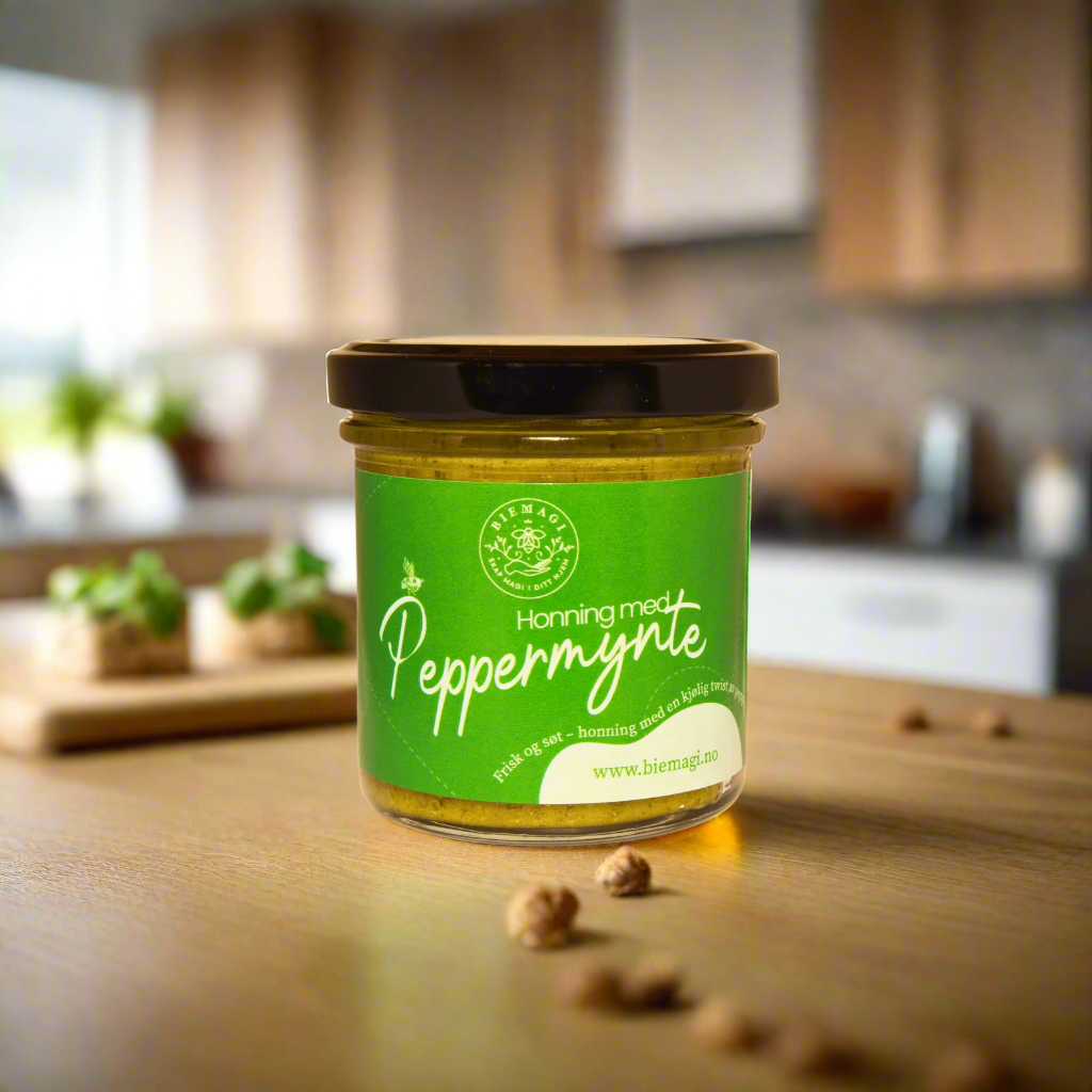 Honning med peppermynte 200g