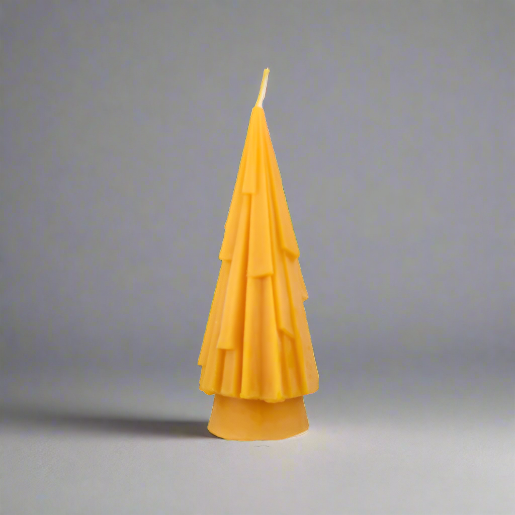 Minimalistisk gran bivokslys – elegant enkelhet i naturlig form